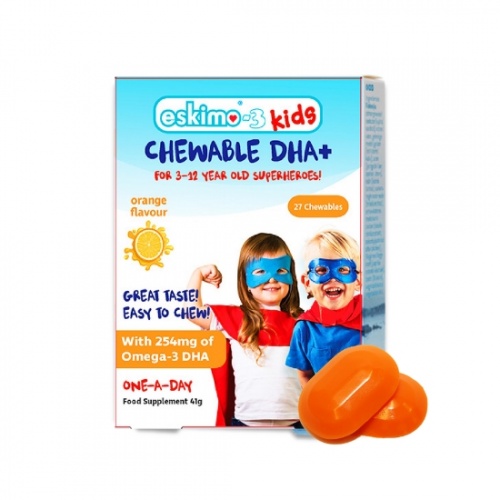 Eskimo 3 Kids Chewable DHA+ Tablets 27s